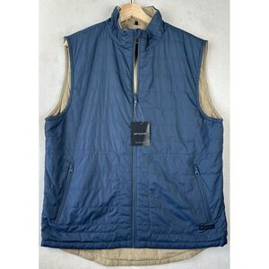 NWT SpaceX Vest Mens XL‎ Blue Reversible Full Zip Insulated Lightweight Puffer